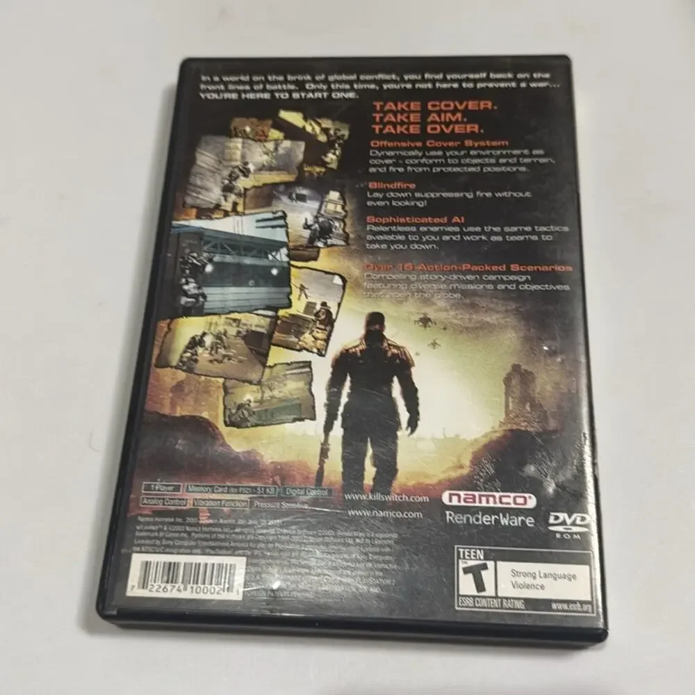 Kill Switch PS2 PlayStation 2 USED